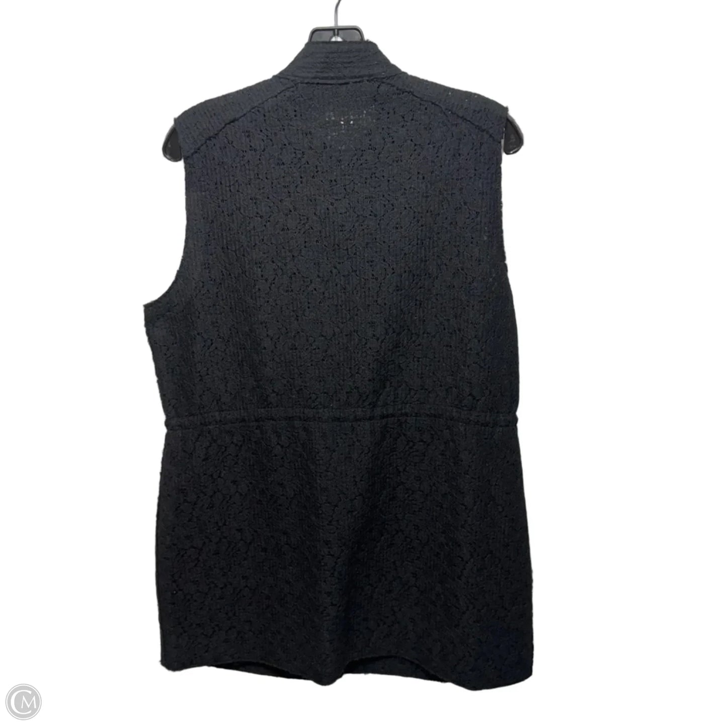 Lace Vest By Elie Tahari In Black, Size: L