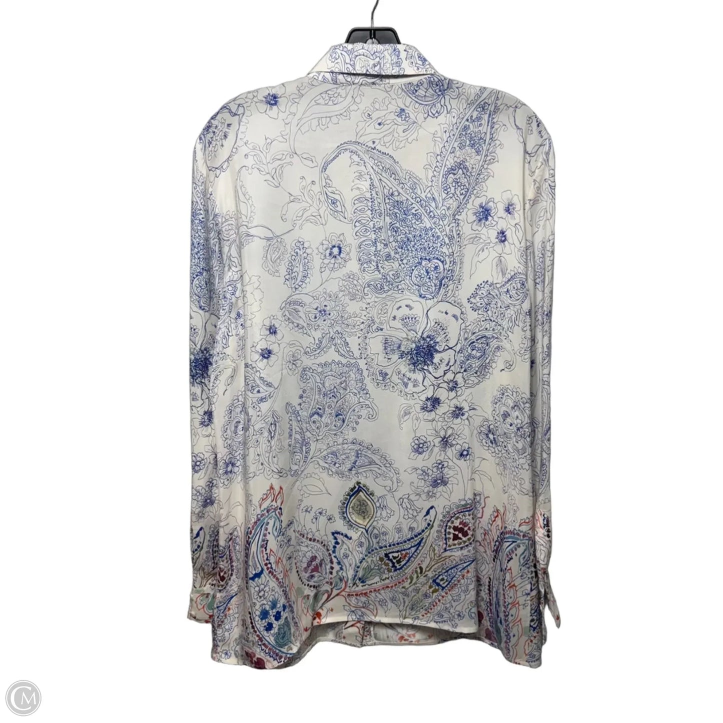 Top Long Sleeve By Brooks Brothers In Floral Print, Size: 16