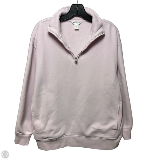 Sweatshirt Collar By Athleta In Pink, Size: M