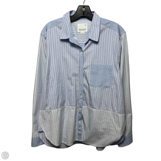 Top Long Sleeve By Unsubscribed In Striped Pattern, Size: M