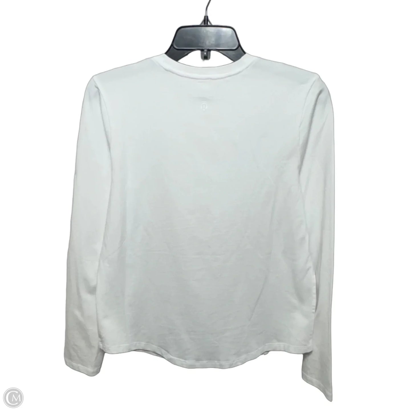 Athletic Top Long Sleeve Crewneck By Lululemon In White, Size: S ESTIMATED