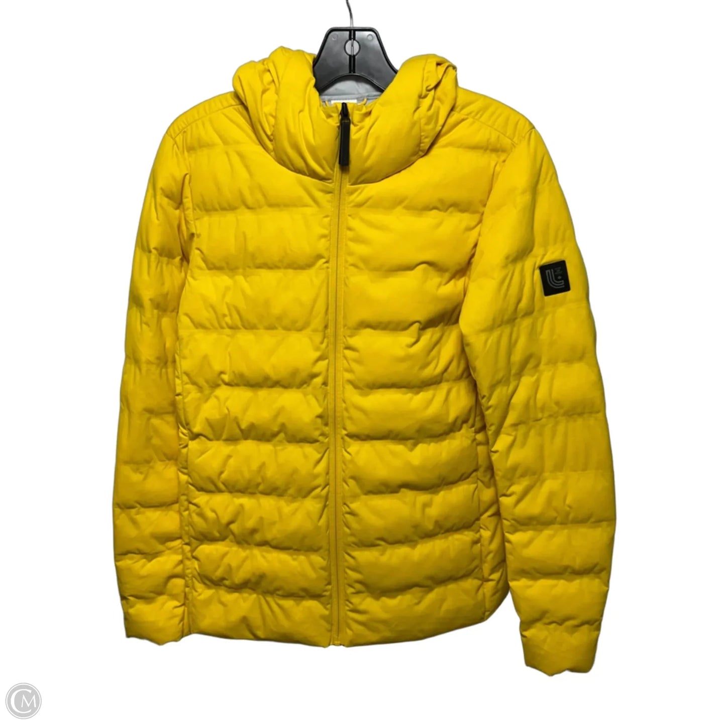 Jacket Puffer & Quilted By Lole In Yellow, Size: S