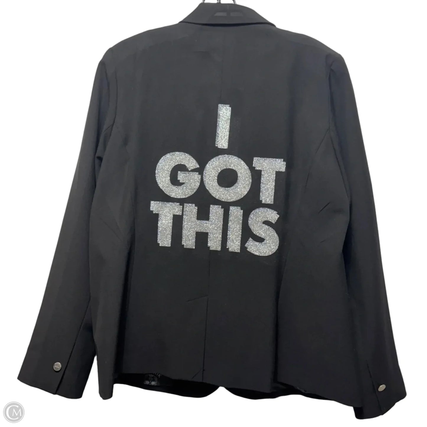Blazer By Hipchik Couture  In Black, Size: 14