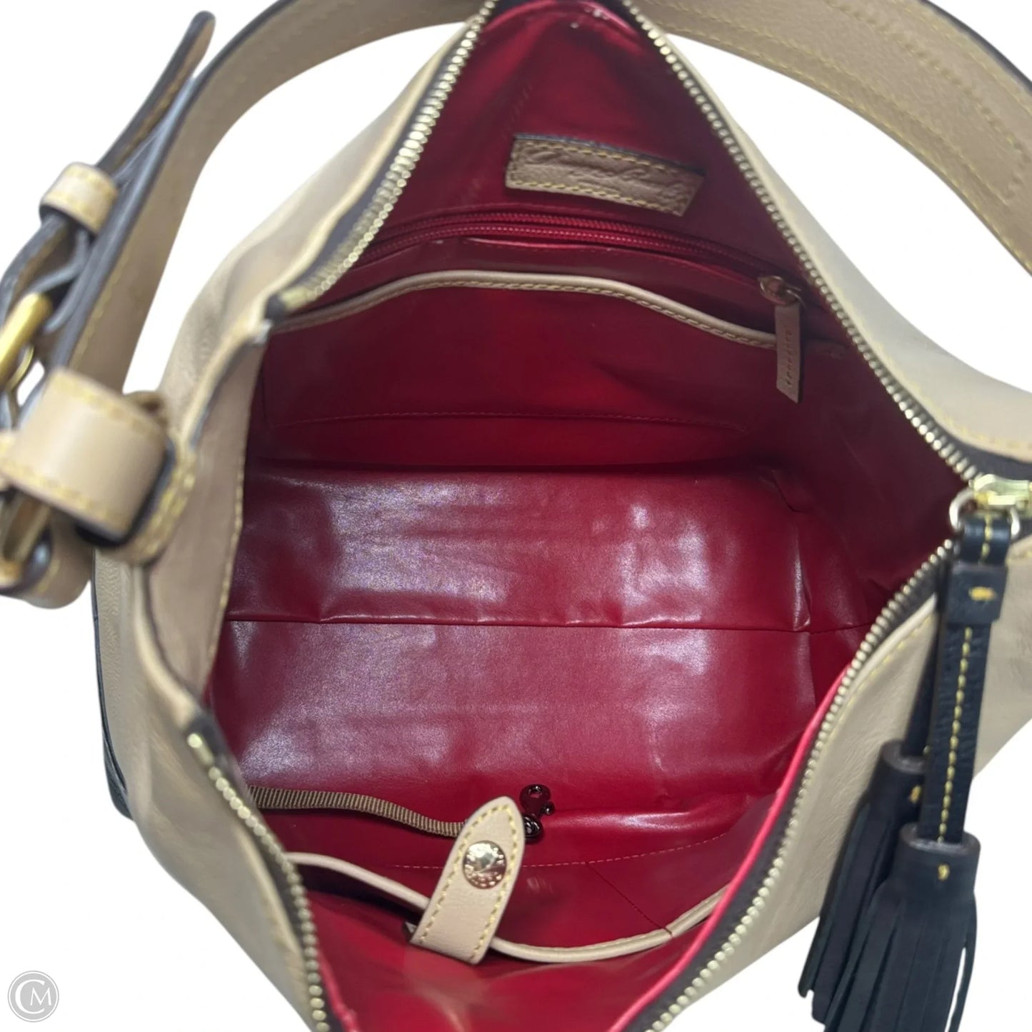 Pebble Grain Sophie Hobo Bag Designer By Dooney And Bourke, Size: Medium