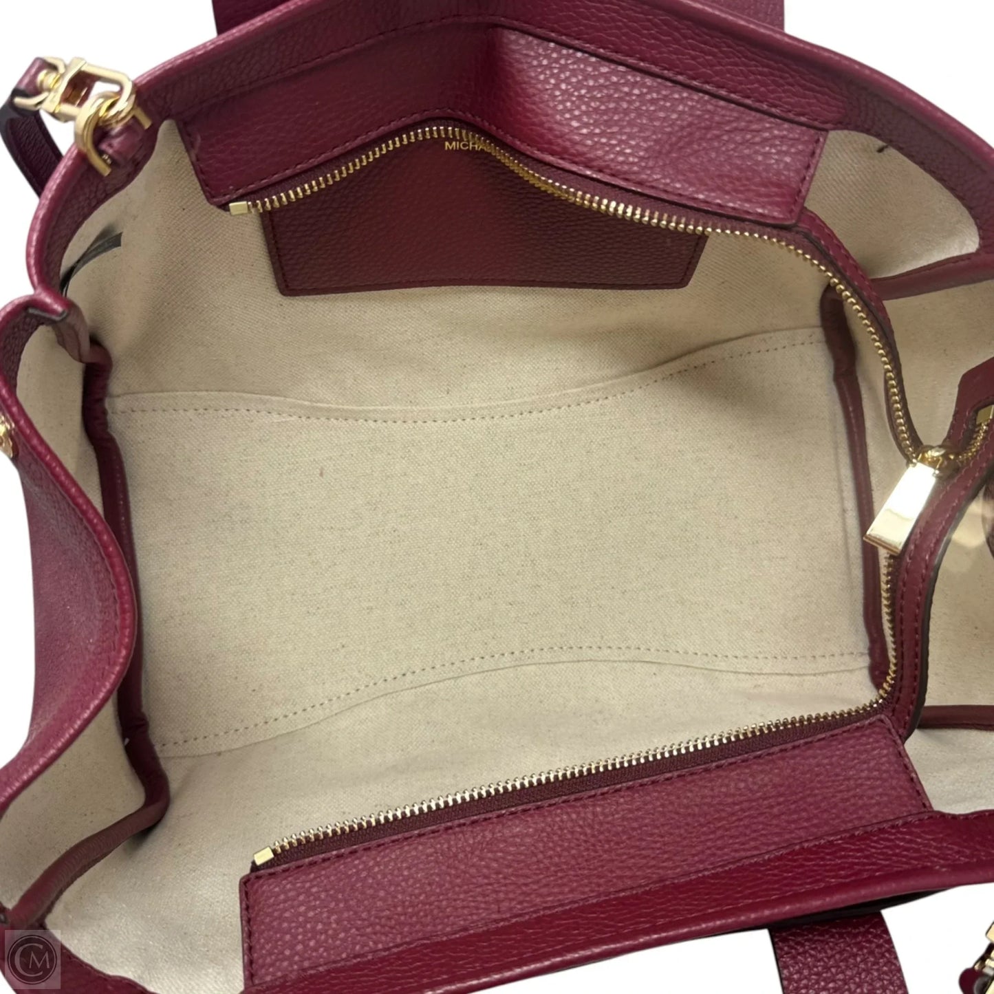 Romee Pebbled Leather Satchel By Michael By Michael Kors, Size: Medium