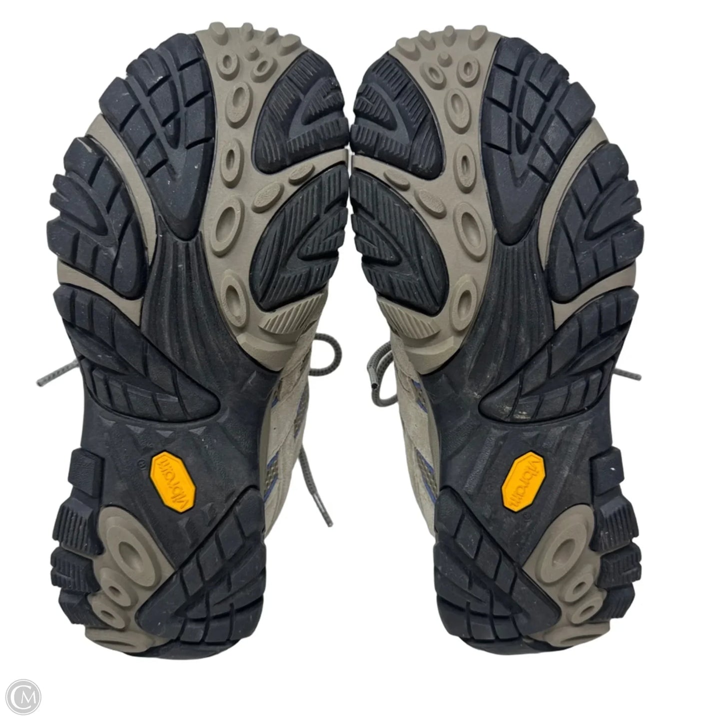 Moab Shoes Athletic By Merrell In Blue & Grey, Size: 9
