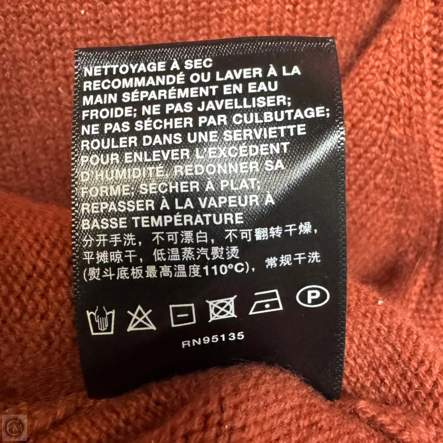 Sweater Designer By Lafayette 148 In Henna, Size: Xl