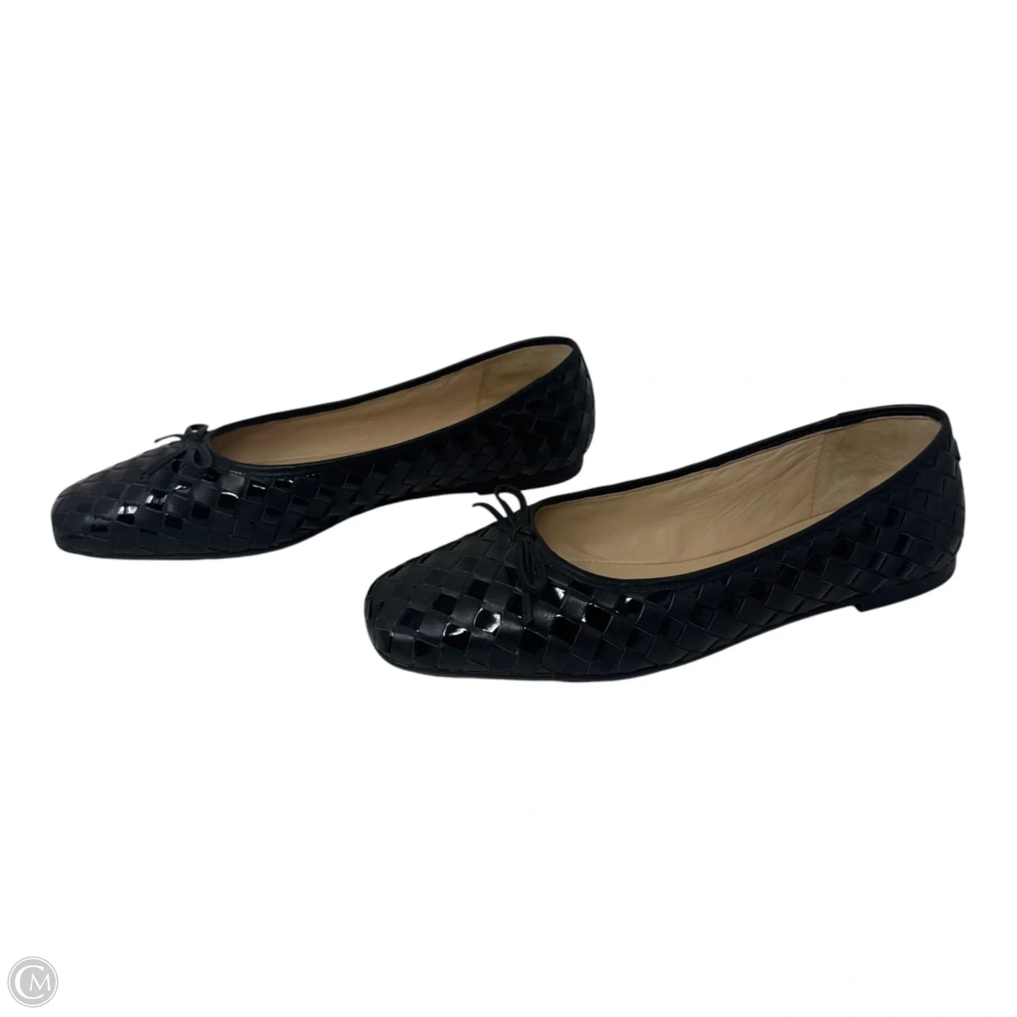 Woven Shoes Flats By Bernardo In Black, Size: 8.5