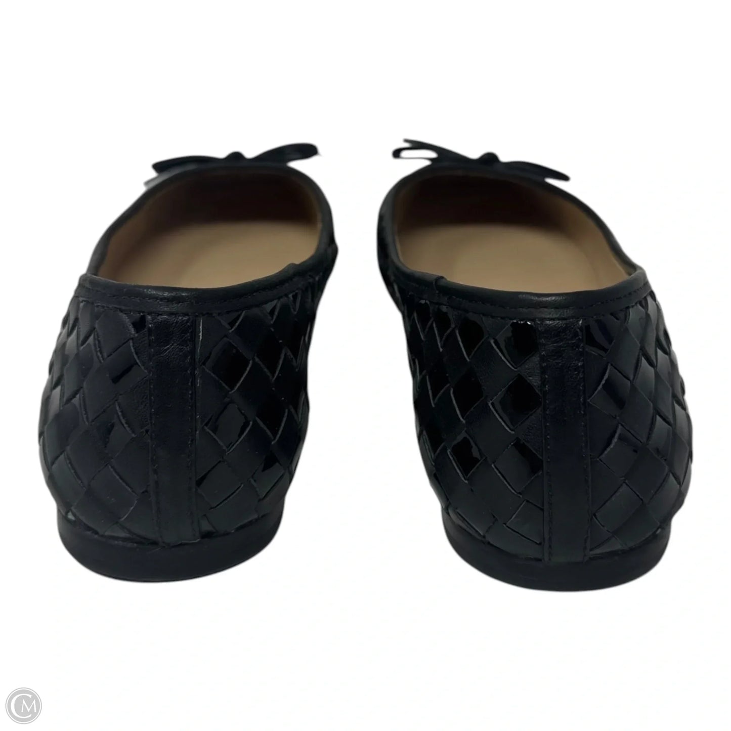 Woven Shoes Flats By Bernardo In Black, Size: 8.5