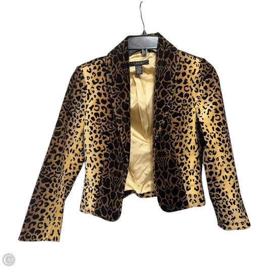 Blazer By Laundry In Animal Print, Size: 0