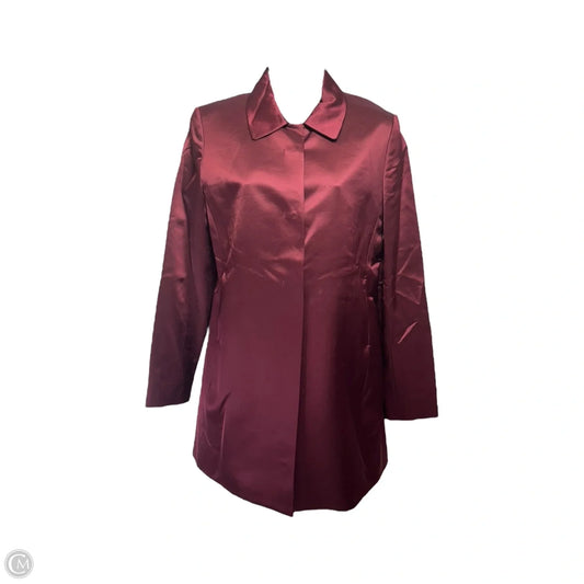 Coat Other By Tahari By Arthur Levine In Maroon, Size: 2