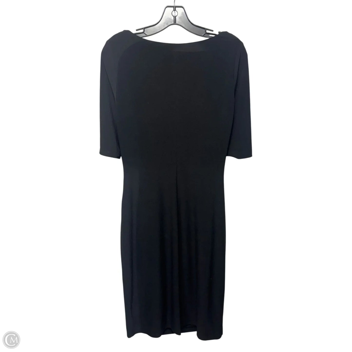 Dress Casual Midi By Lauren By Ralph Lauren In Black, Size: 8
