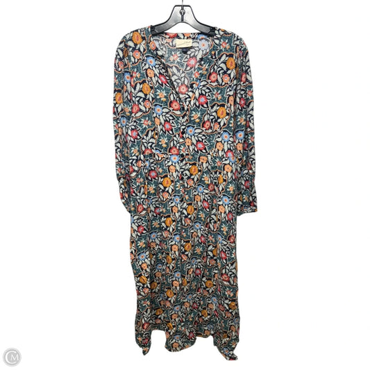 Dress Casual Maxi By Universal Thread In Floral Print, Size: L