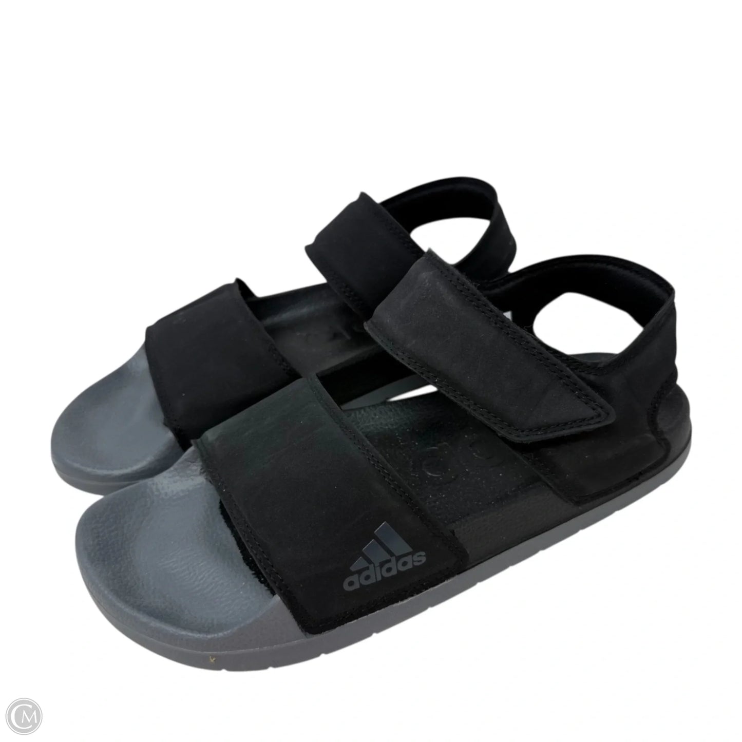 Sandals Flats By Adidas In Black, Size: 7