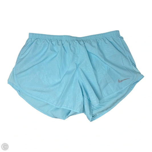 Athletic Shorts By Nike Apparel In Aqua, Size: Xl