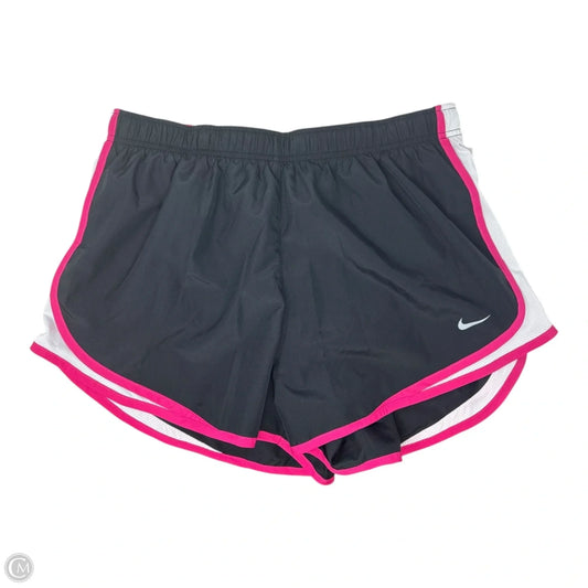Athletic Shorts By Nike Apparel In Black & Pink, Size: Xl