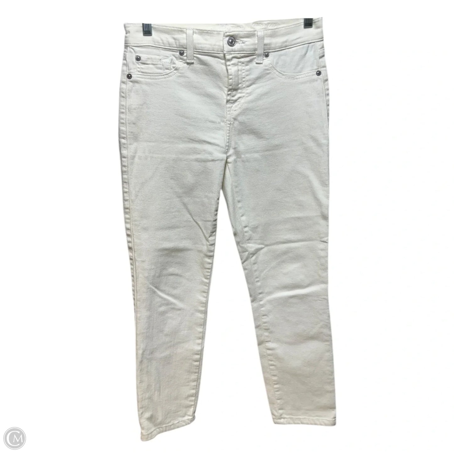 Jeans Skinny By Seven 7 In Cream, Size: 2