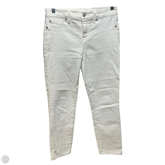 Jeans Skinny By Seven 7 In Cream, Size: 2