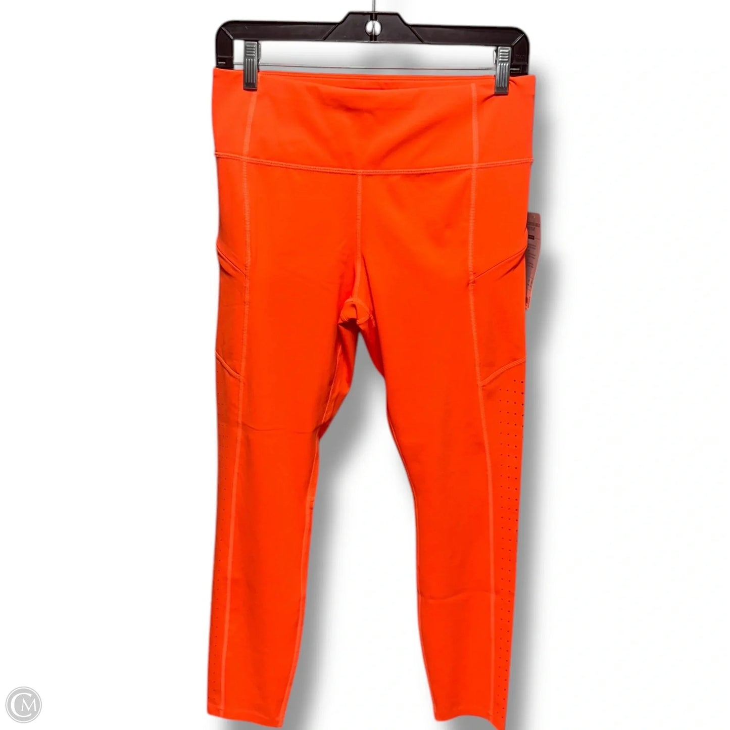 Athletic Leggings By Athleta In Orange, Size: M