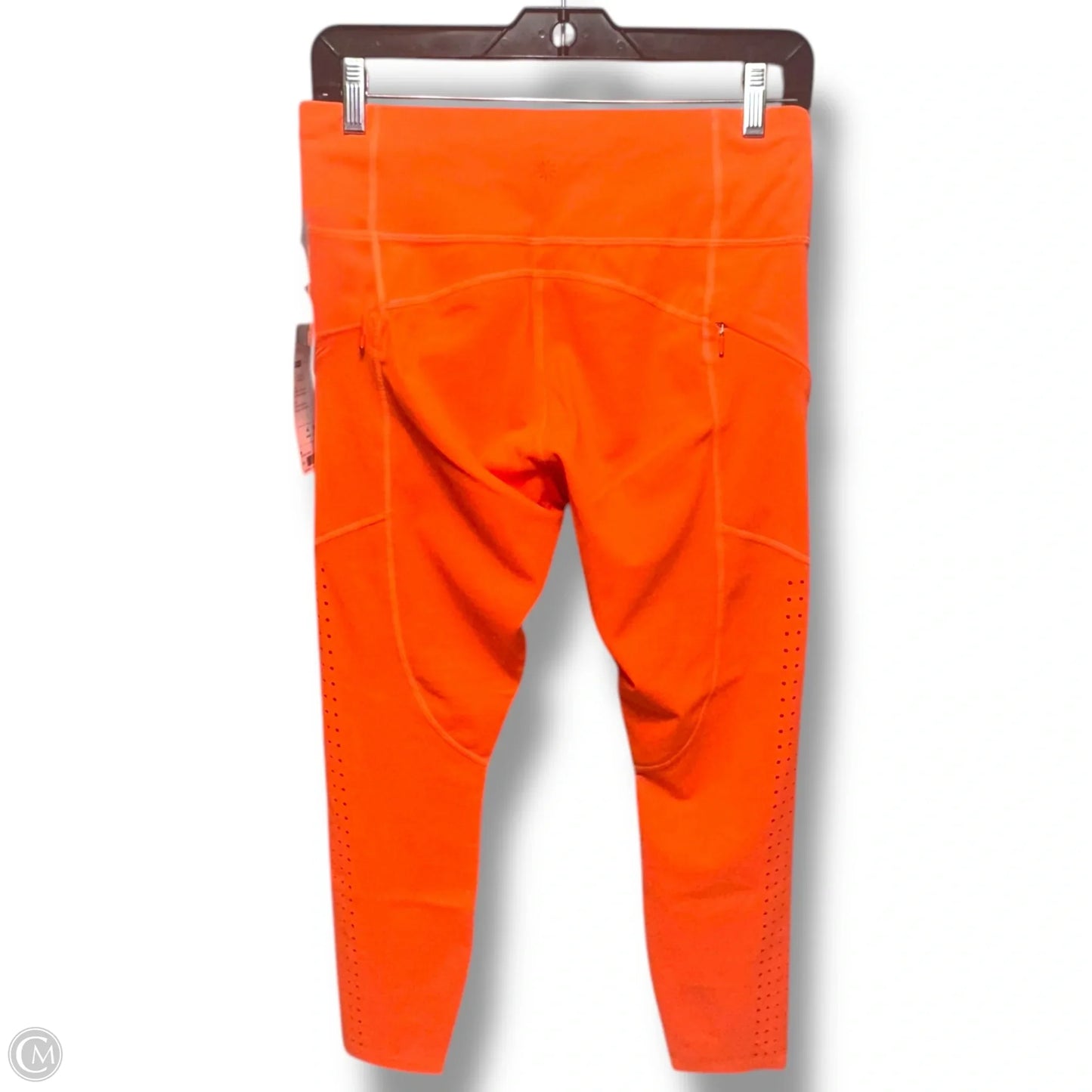 Athletic Leggings By Athleta In Orange, Size: M