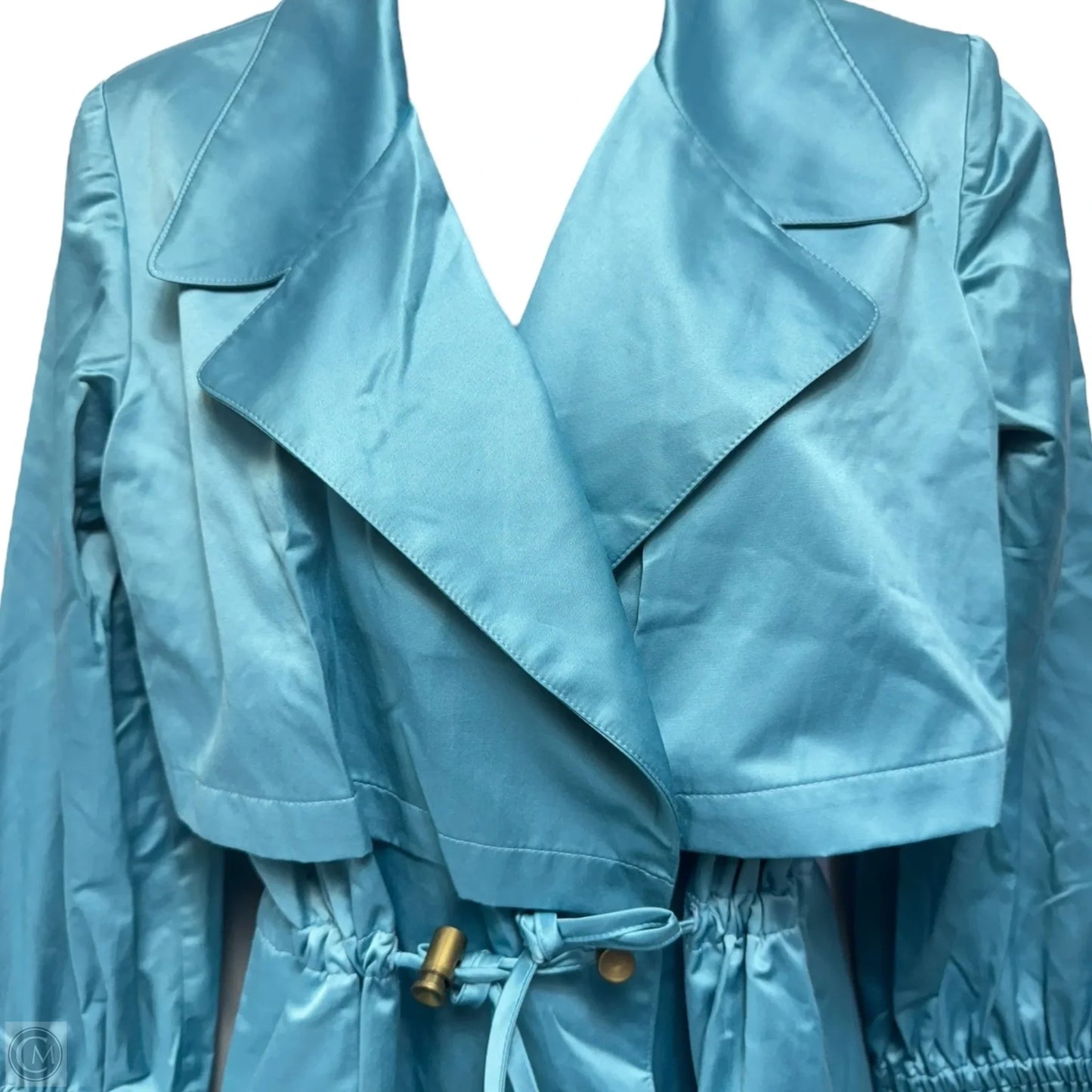 Drawstring Sateen Jacket Other By Finley In Aqua, Size: Xs