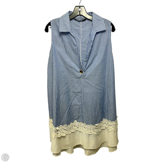 Dress Casual Short By Zara In Striped Pattern, Size: Xl