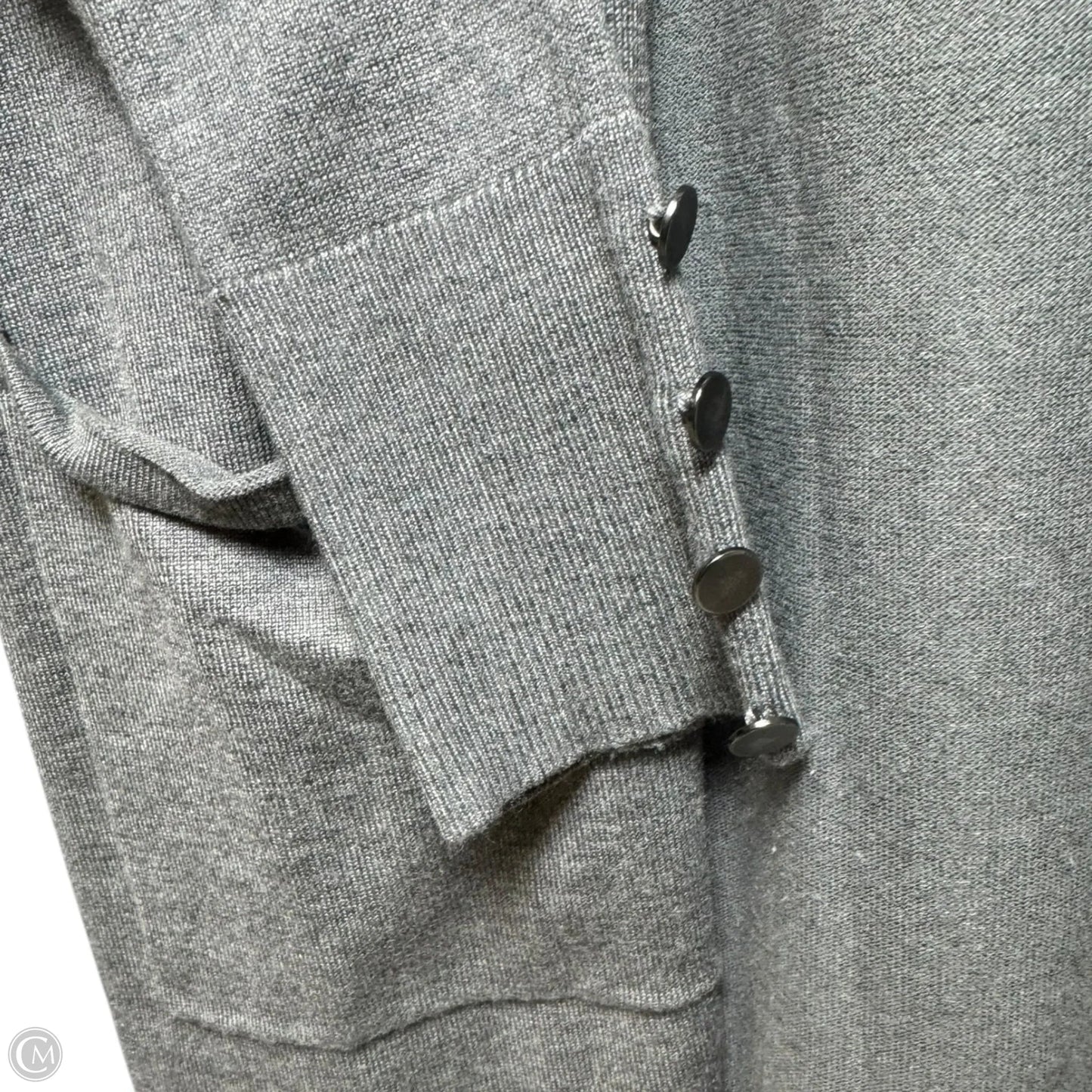 Sweater Cardigan By Cyrus Knits In Grey, Size: Xs