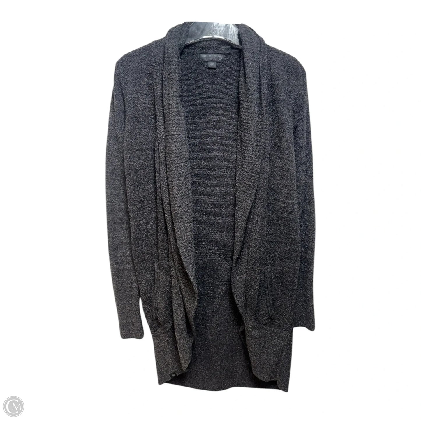 Sweater Cardigan By Barefoot Dreams In Grey, Size: S