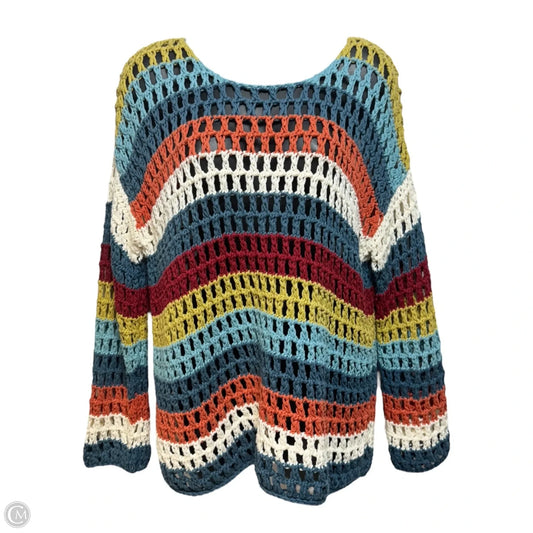 Open Knit Sweater By Johnny Was In Multi-colored, Size: S