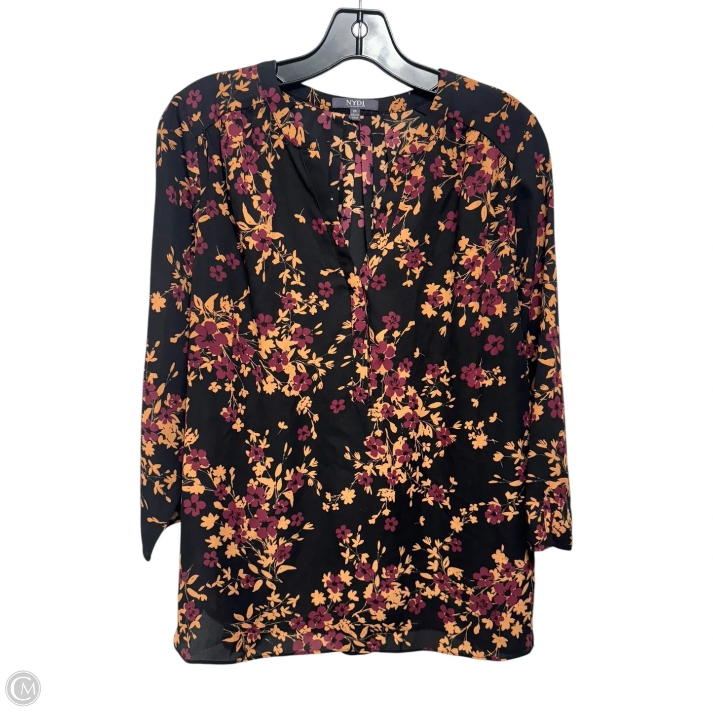 Top Long Sleeve By Not Your Daughters Jeans In Multi-colored, Size: M