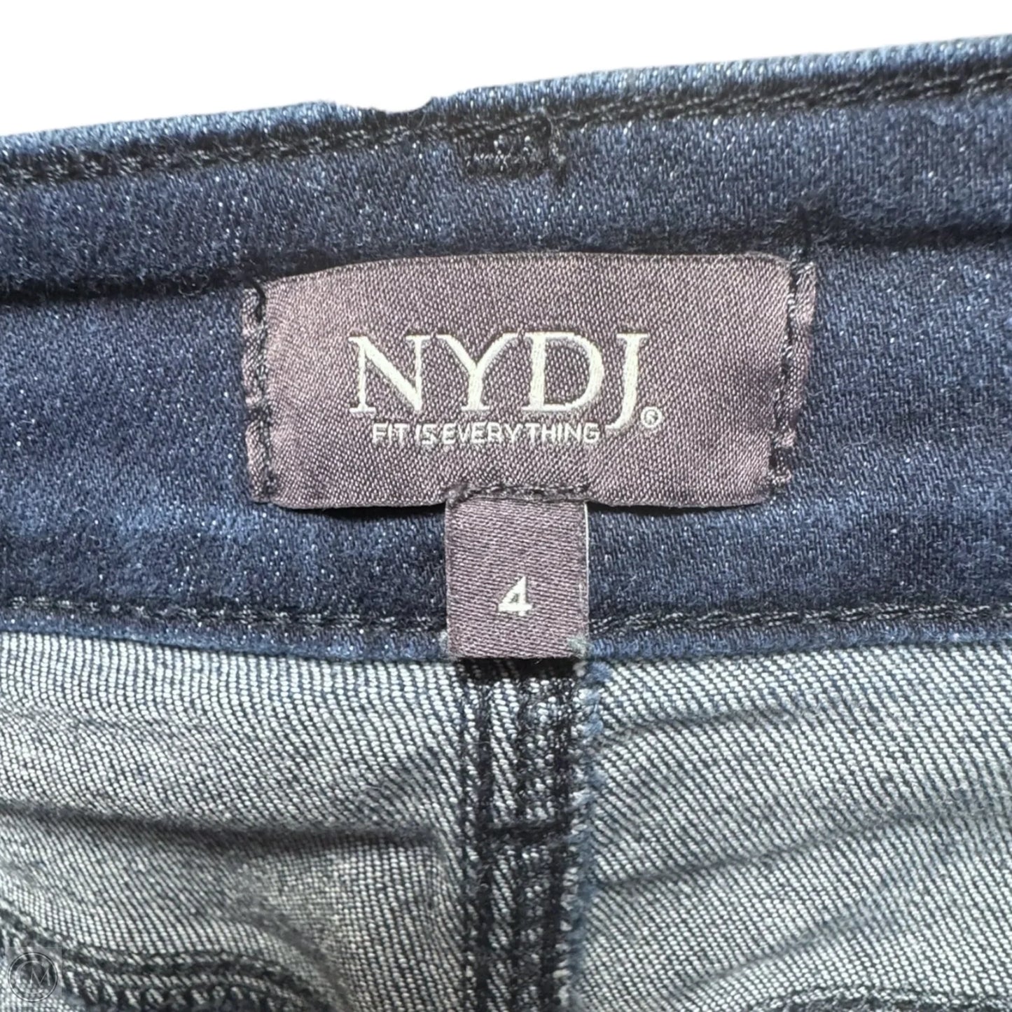Jeans Straight By Not Your Daughters Jeans In Blue Denim, Size: 4