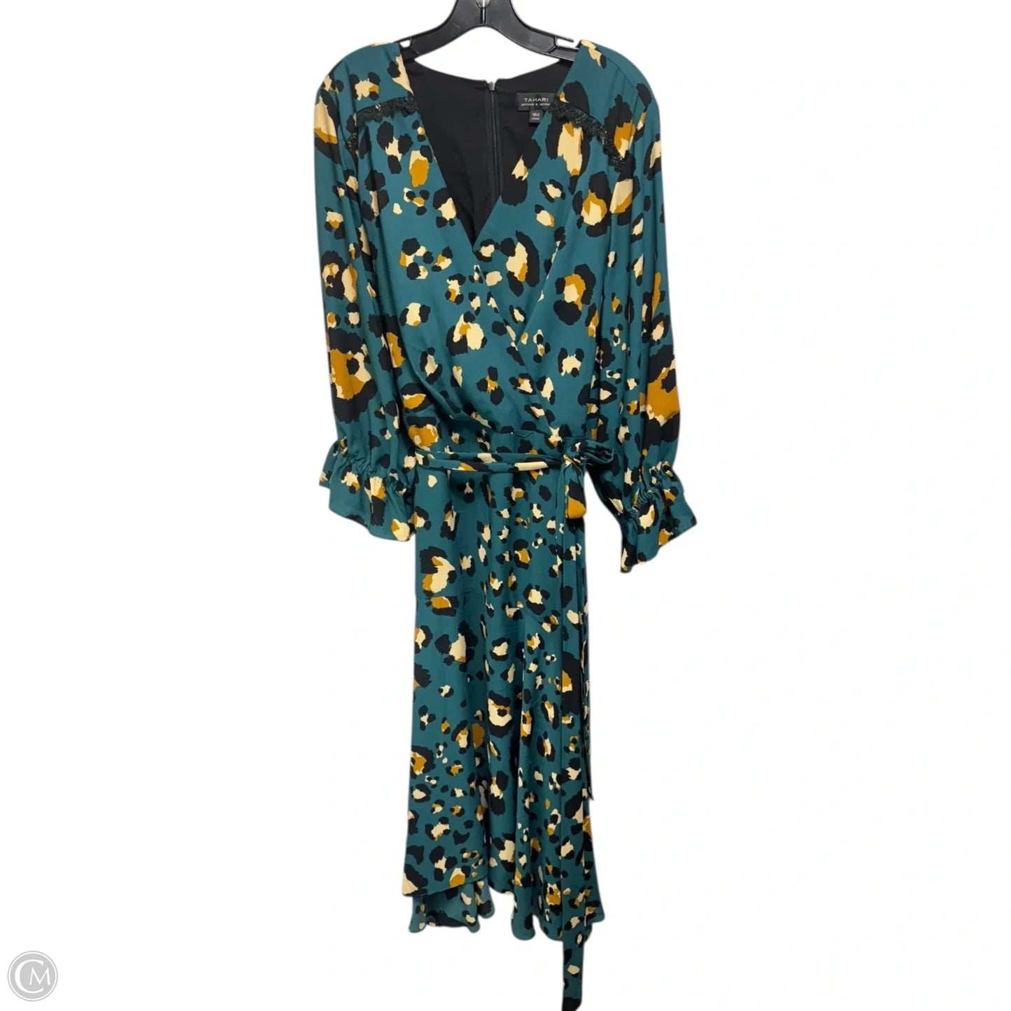 Dress Casual Midi By Tahari By Arthur Levine In Animal Print, Size: 18