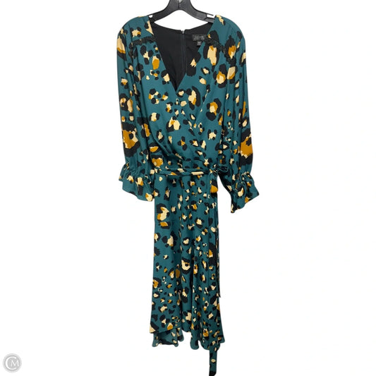 Dress Casual Midi By Tahari By Arthur Levine In Animal Print, Size: 18