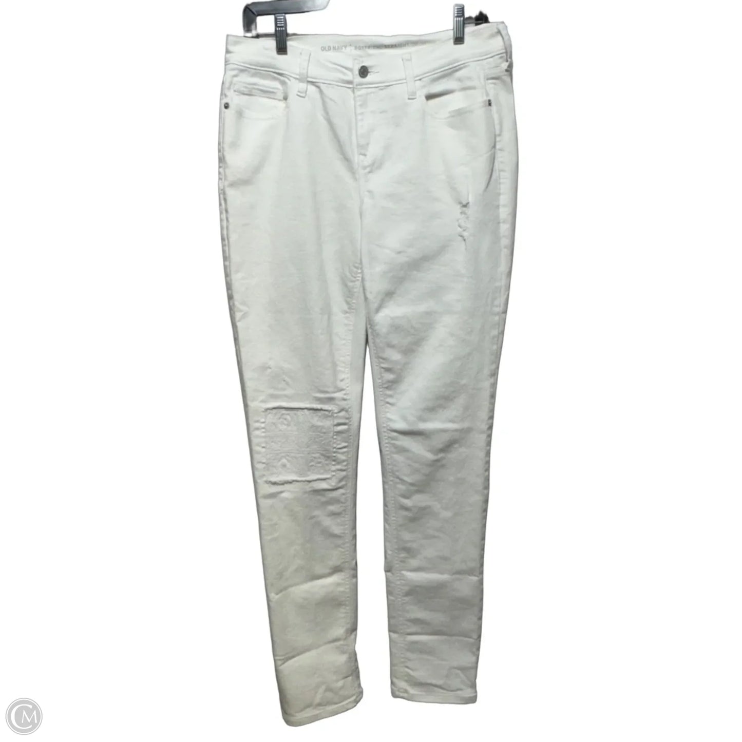 Jeans Cropped By Old Navy In White, Size: 6