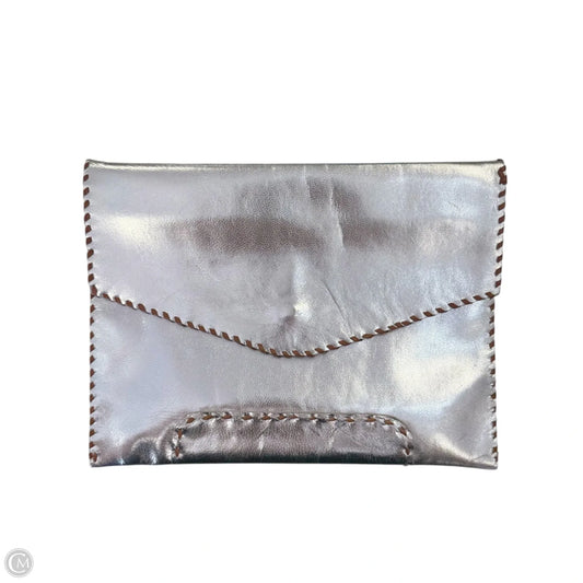 Diana Metallic Leather Clutch By Studio Caleidoscope, Size: Small