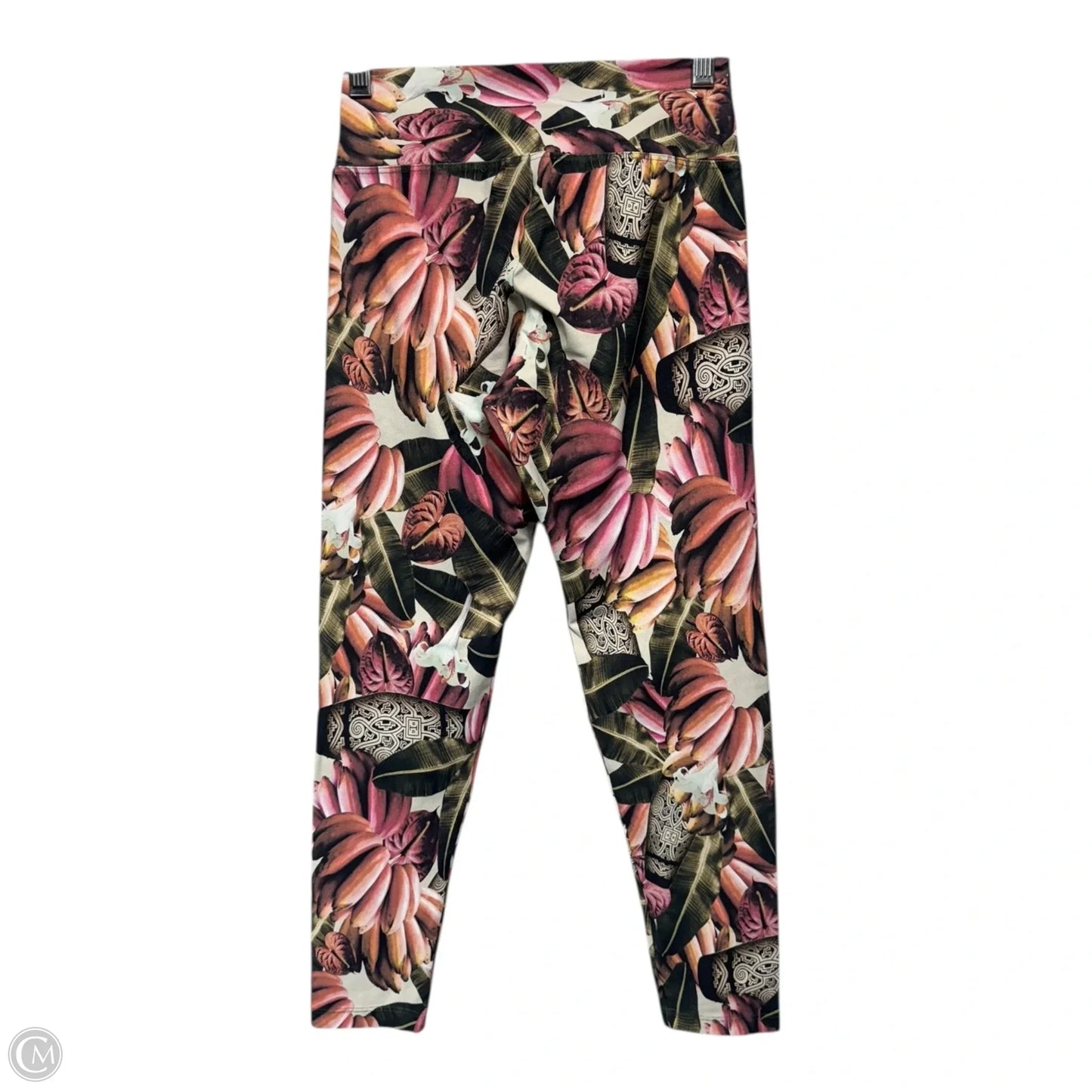 Athletic Leggings By Liquido In Floral Print, Size: S