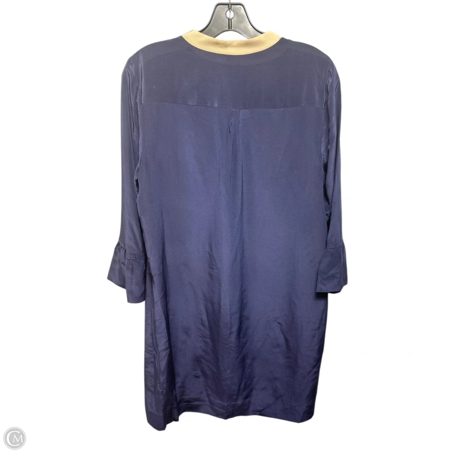 Silk Dress Casual Short By J. Crew In Navy, Size: 10