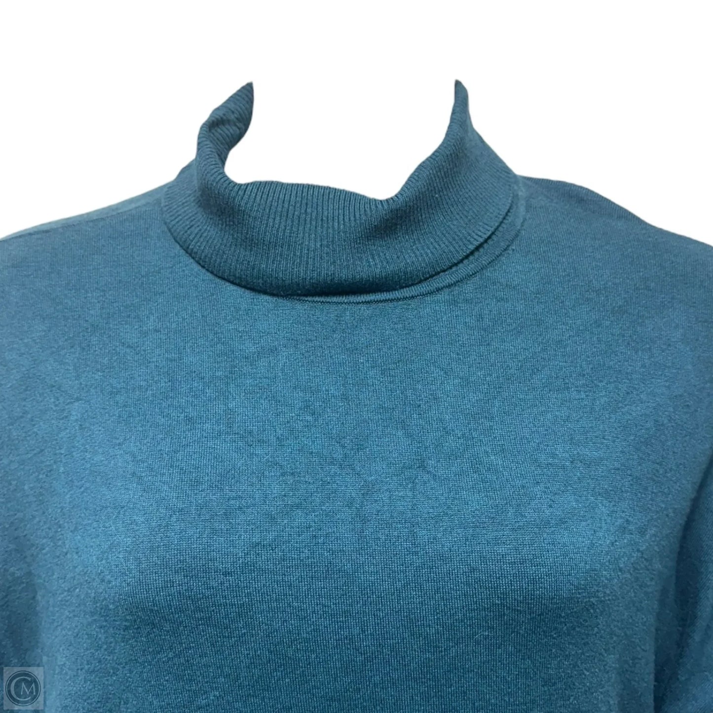 Sweater By Eileen Fisher In Teal, Size: L