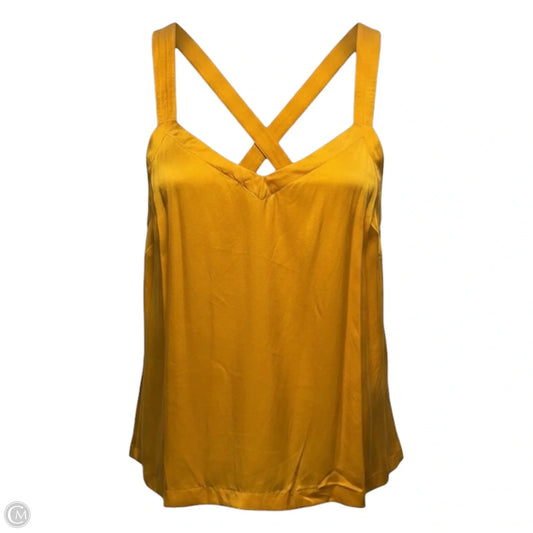 Straight Silk Camisole By Floreat X Anthropologie In Yellow, Size: S