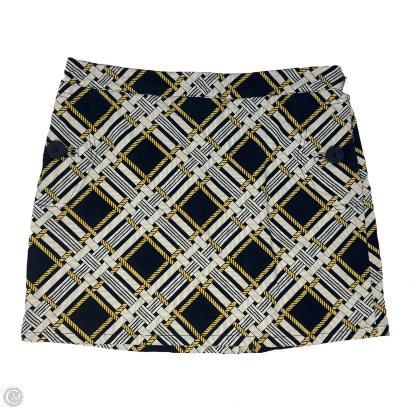 Skirt Mini & Short By Vineyard Vines In Nautical Print, Size: 6