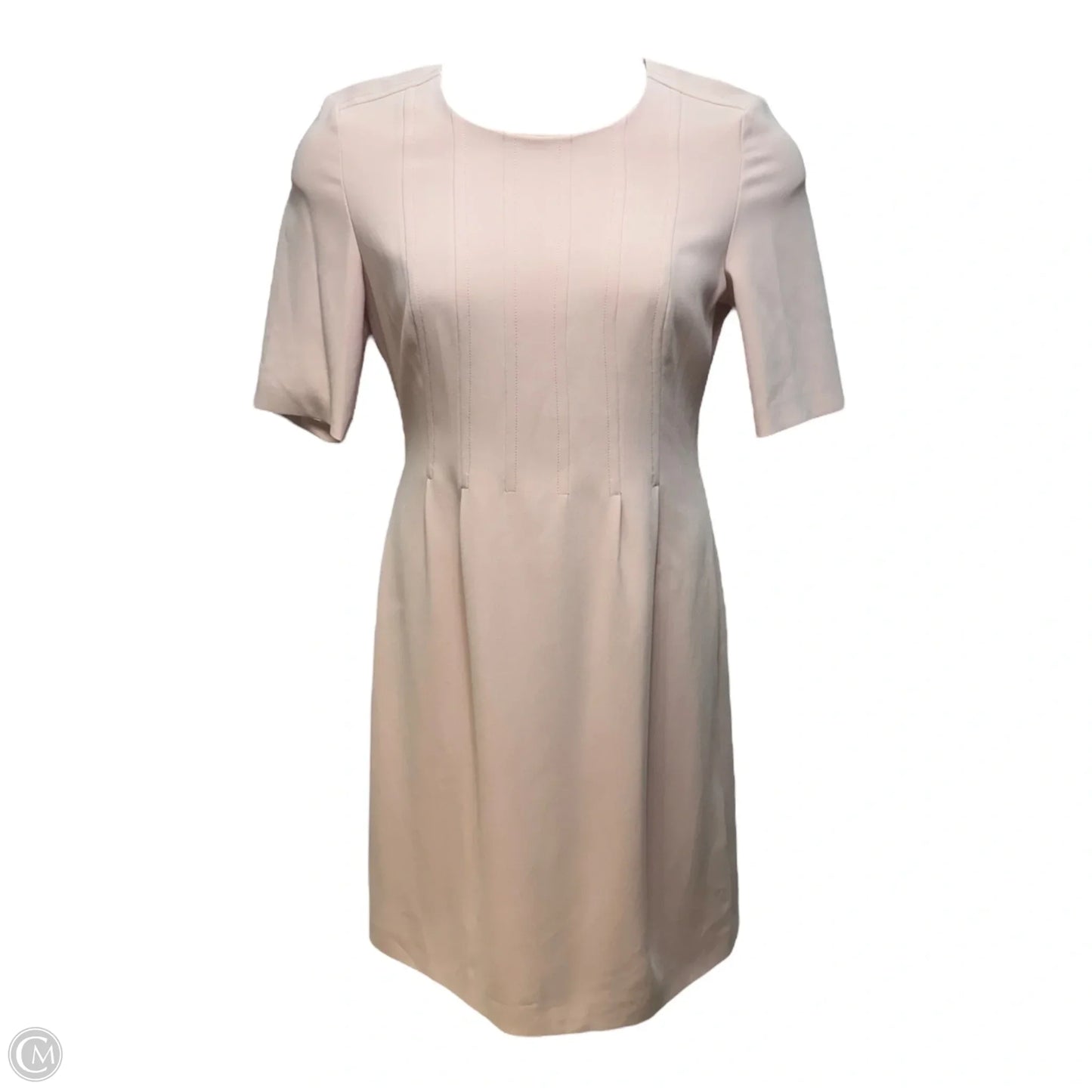 Pleated Dress Casual Short By Hugo Boss In Peach, Size: 8