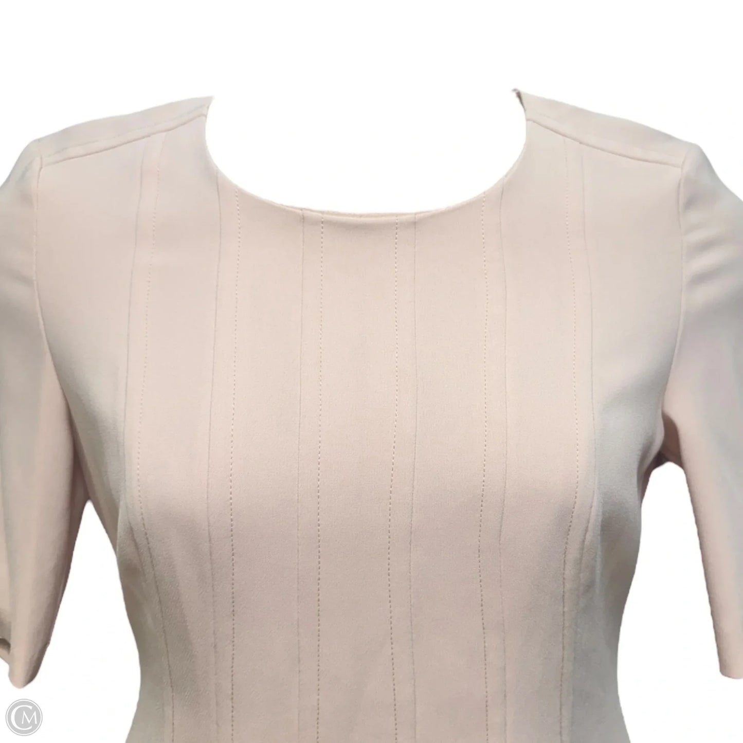 Pleated Dress Casual Short By Hugo Boss In Peach, Size: 8