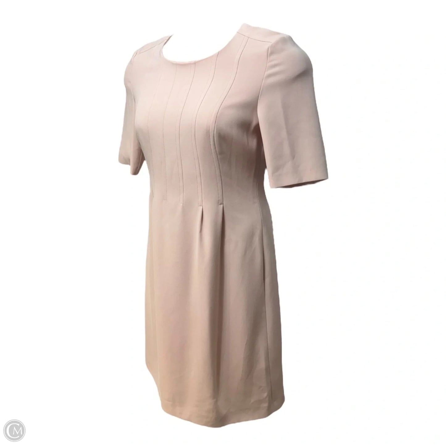 Pleated Dress Casual Short By Hugo Boss In Peach, Size: 8
