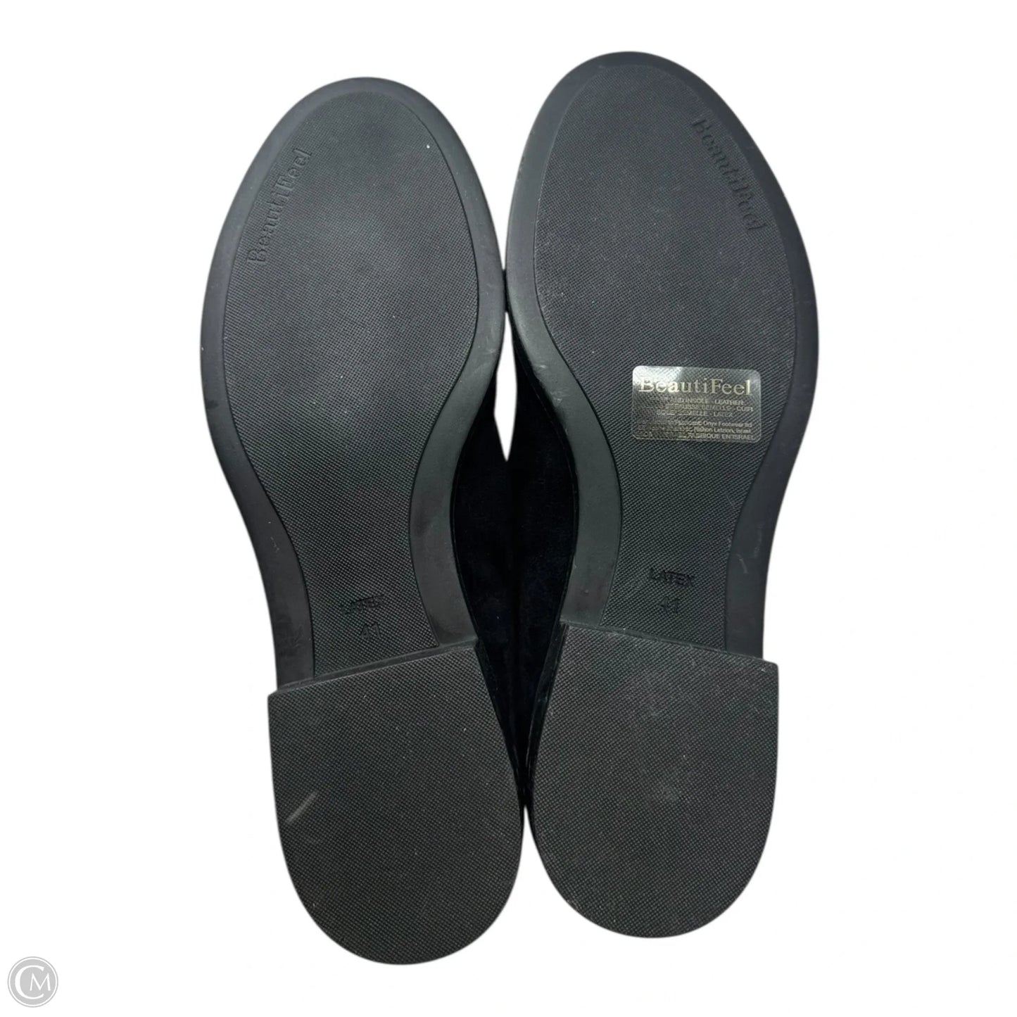 Elsie Kiltie Loafer Shoes Flats By Beautifeel In Black, Size: 11