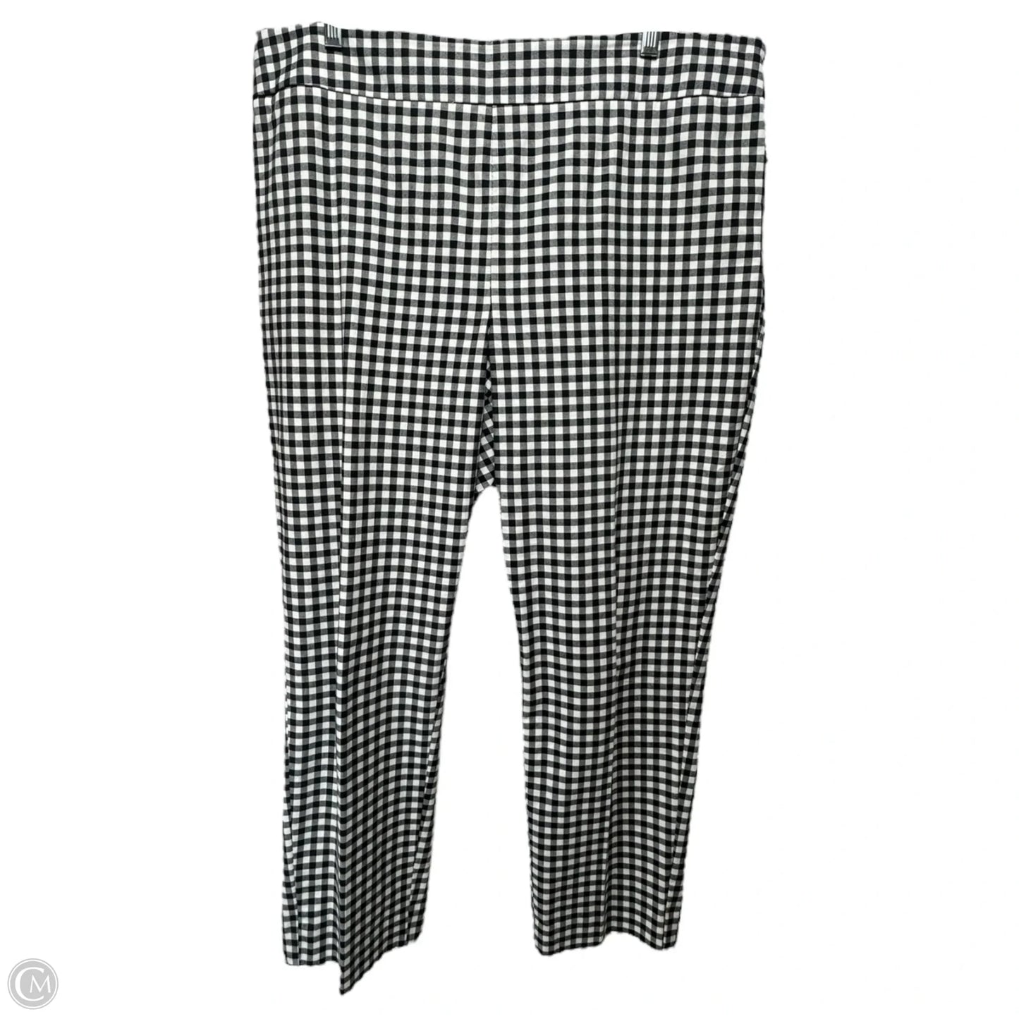 Pants Cropped By Talbots In Checkered Pattern, Size: 16