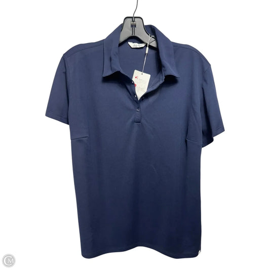Athletic Top Short Sleeve By Lady Hagen In Navy, Size: Xl