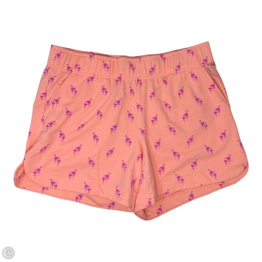 Kylar Knit Shorts Designer By Lilly Pulitzer In Peach Hyacinth Me And My Minnie, Size: M