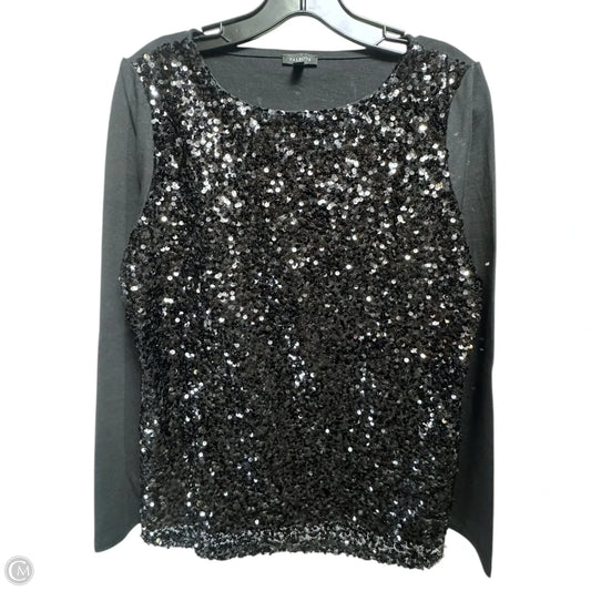 Top Long Sleeve By Talbots In Black, Size: M