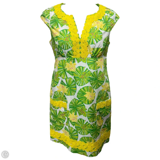 Tori Shift Dress Designer By Lilly Pulitzer In Lilly Pad Prep Hip Hop Hooray, Size: 6