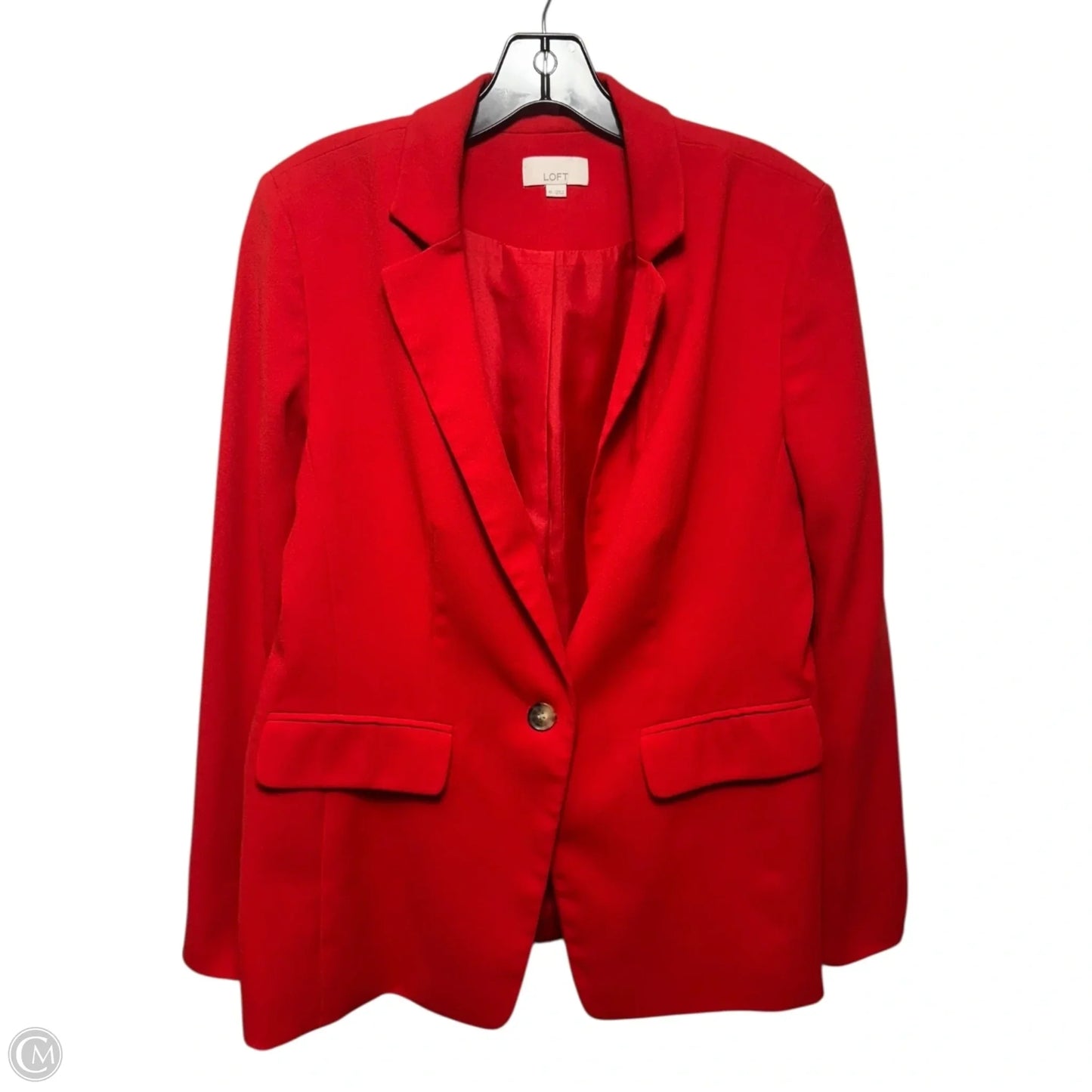 Blazer By Loft In Red, Size: 10